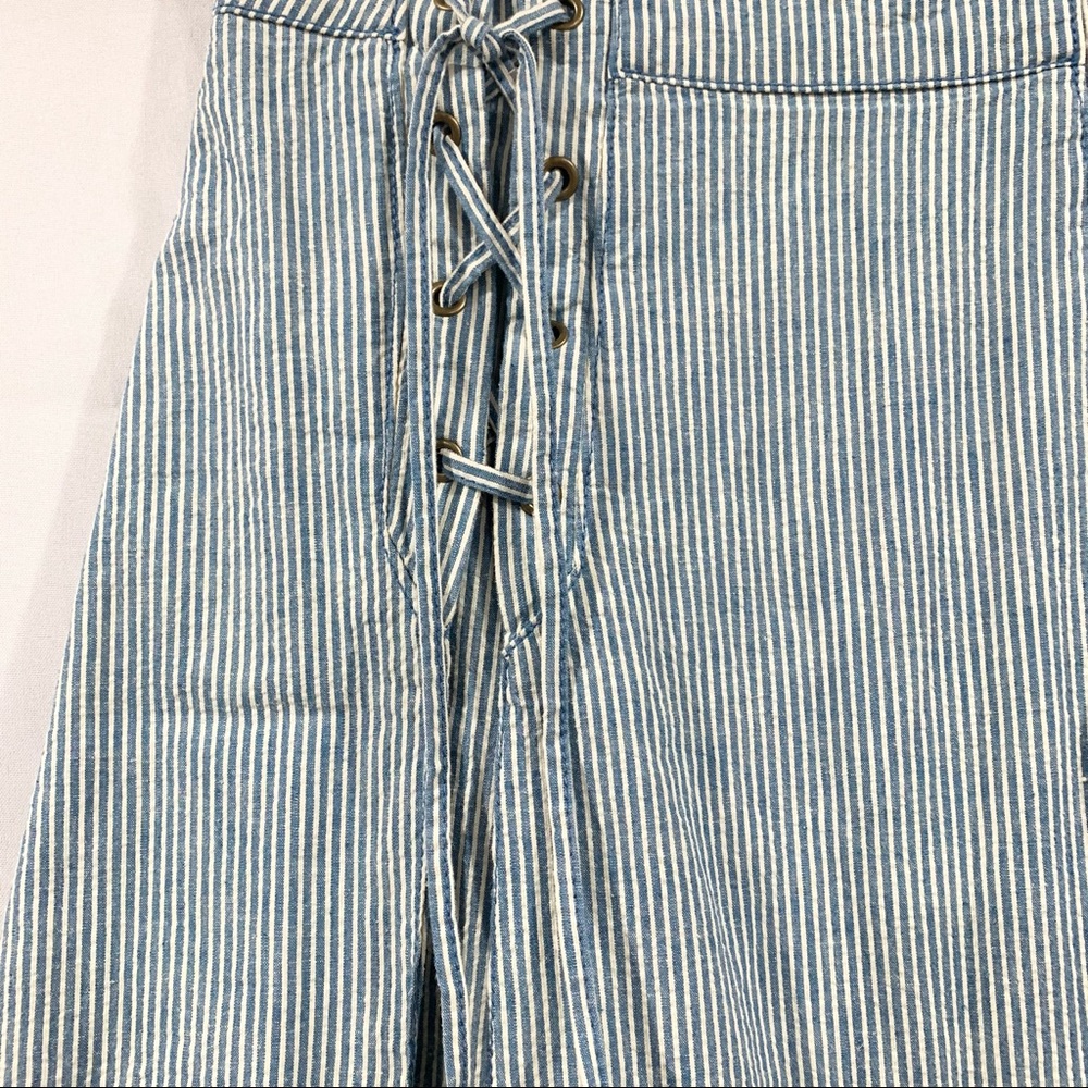 FREE PEOPLE Railroad Striped Mini Skirt size 0 - Picture 8 of 8